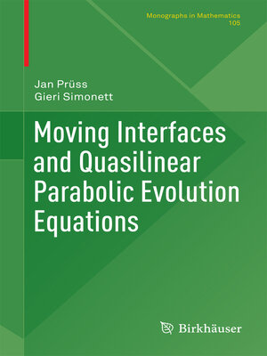 cover image of Moving Interfaces and Quasilinear Parabolic Evolution Equations